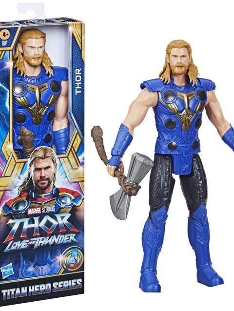 Marvel Avengers Titan Hero Series Thor Toy, 12-Inch-Scale Thor: Love and Thunder Figure, Toys for Kids Ages 4 and Up