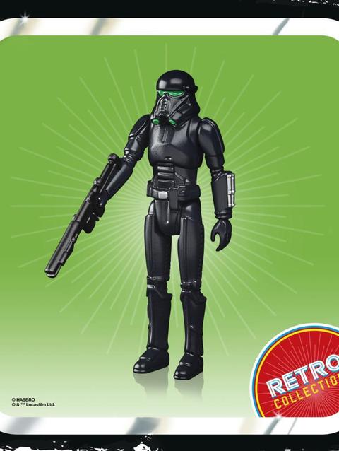 Star Wars Retro Collection Imperial Death Trooper Toy 3.75-Inch-Scale Star Wars: The Mandalorian Collectible Action Figure