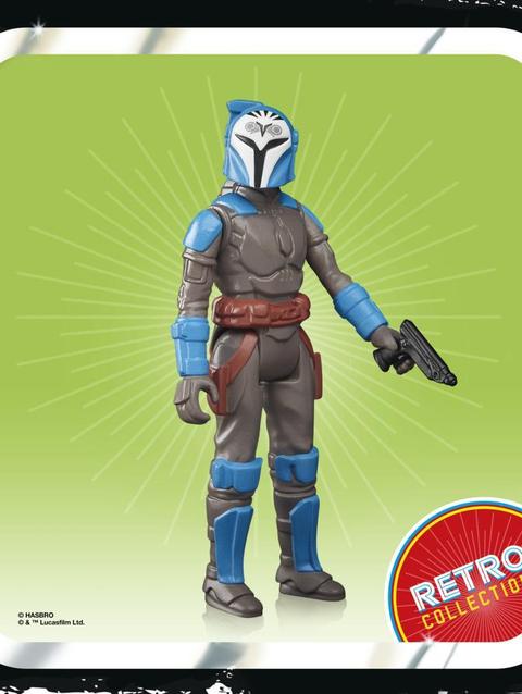 Star Wars Retro Collection Bo-Katan Kryze Toy 3.75-Inch-Scale Star Wars: The Mandalorian Collectible Action Figure Toy