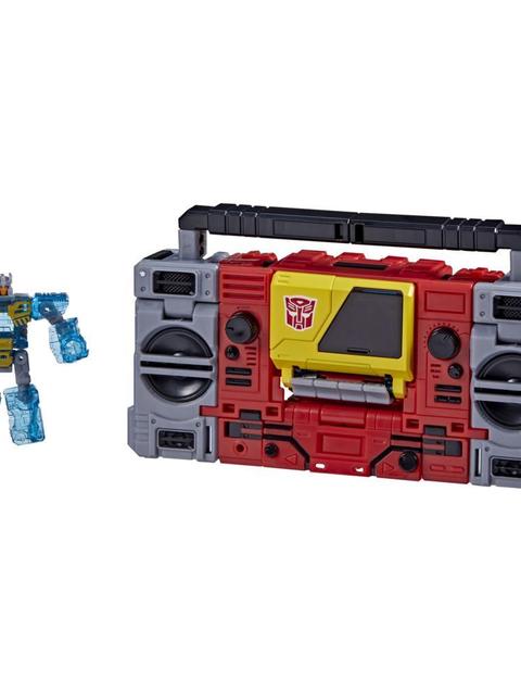 Transformers Toys Generations Legacy Voyager Autobot Blaster & Eject Action Figures - 8 and Up, 7-inch