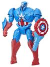 Marvel Avengers Mech Strike Monster Hunters Hunter Suit Captain America Toy, 8-Inch-Scale Deluxe Figure, Ages 4 and Up