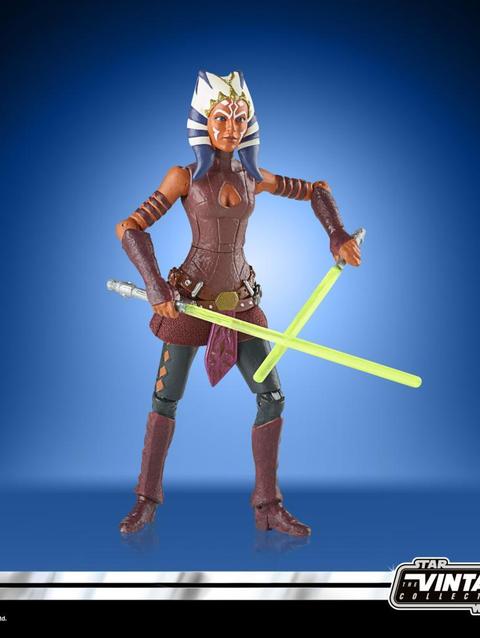 Star Wars The Vintage Collection Ahsoka Toy VC102, 3.75-Inch-Scale Star Wars: The Clone Wars Action Figure Kids 4 and Up