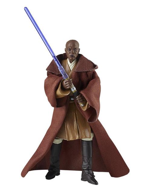 Star Wars The Vintage Collection Mace Windu Toy VC35, 3.75-Inch-Scale Star Wars: Attack of the Clones Action Figure Toy