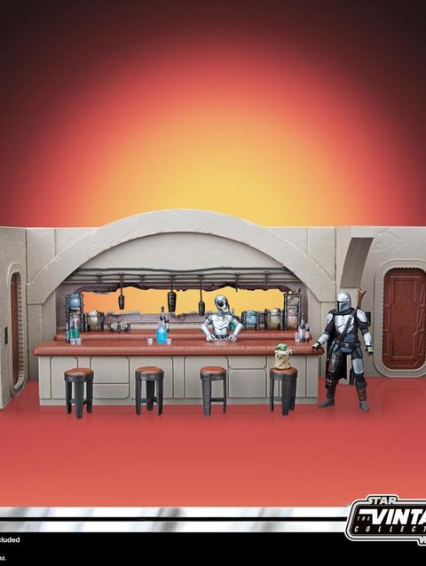 Star Wars The Vintage Collection Star Wars: The Mandalorian Nevarro Cantina Playset, Imperial Death Trooper (Nevarro)