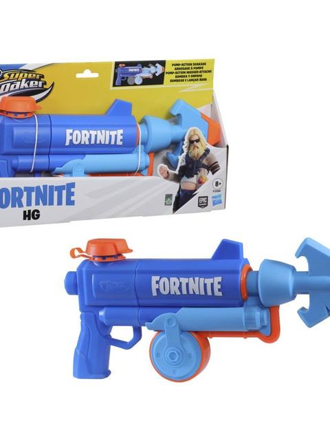 Nerf Super Soaker Fortnite HG Water Blaster, Pump-Action Soakage, Outdoor Summer Games For Teens, Adults