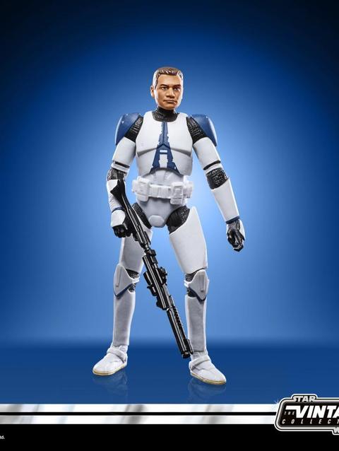 Star Wars The Vintage Collection Clone Trooper (501st Legion) Toy, 3.75-Inch-Scale Star Wars: The Clone Wars Figure, 4 and Up