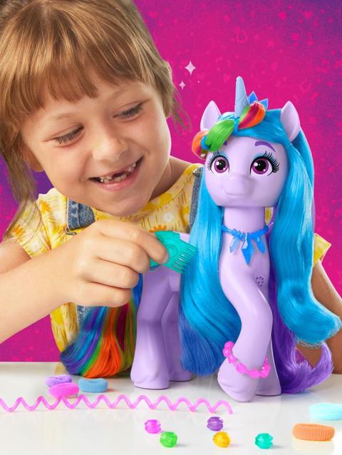 My Little Pony: Tell Your Tale Rainbow Styles Izzy Moonbow, 9.5" Unicorn Toys Kids Age 4+