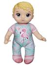 Baby Alive Cute ‘n Cuddly Baby Doll, 9.5-Inch First Baby Doll, Kids 18 Months and Up, Soft Body Washable Toy, Blonde Hair