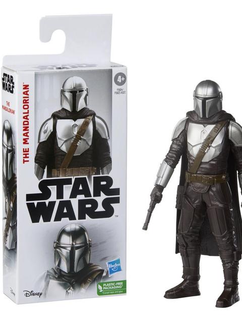 Star Wars The Mandalorian Toy 6-inch-Scale The Mandalorian Action Figure, Toys for Kids Ages 4 and Up