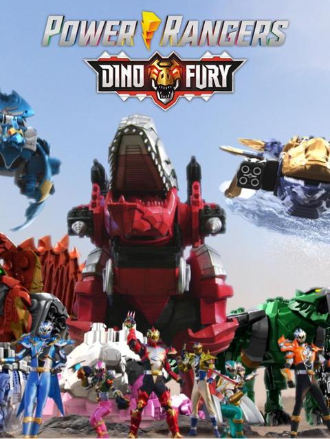 Power Rangers Dino Fury Mosa Razor Zord Kids 4 and Up Morphing Dino Robot, Zord Link Mix-and-Match Custom Build System