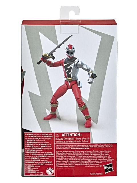 Power Rangers Lightning Collection Dino Fury Red Ranger 6-Inch Premium Collectible Action Figure Toy Power Pop Art Variant