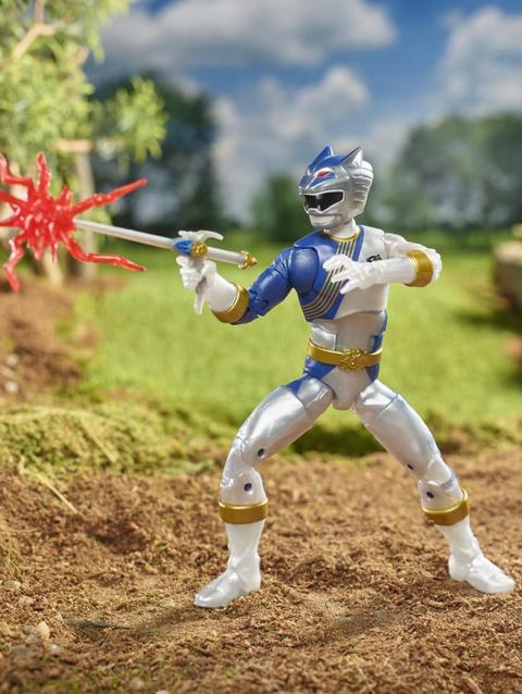 Power Rangers Lightning Collection Wild Force Lunar Wolf Ranger 6-Inch Action Figure Toy Power Pop Art Packaging Variant