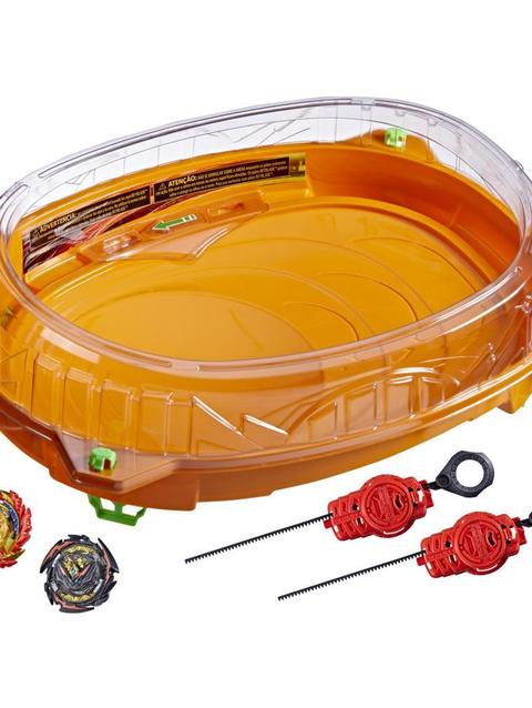 Beyblade Burst QuadDrive Cosmic Vector Battle Set Game -- Beystadium, 2 Toy Tops and 2 Launchers for Ages 8 and Up