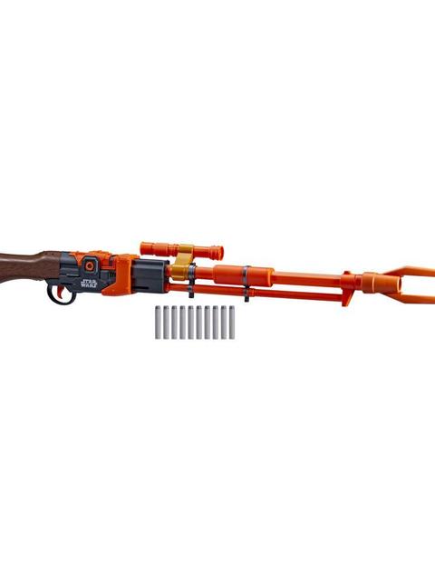 Nerf Star Wars Amban Phase-pulse Blaster, The Mandalorian, Scope, 10 Nerf Elite Darts, 50.25 Inches Long