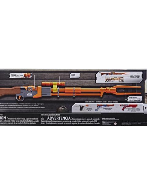 Nerf Star Wars Amban Phase-pulse Blaster, The Mandalorian, Scope, 10 Nerf Elite Darts, 50.25 Inches Long