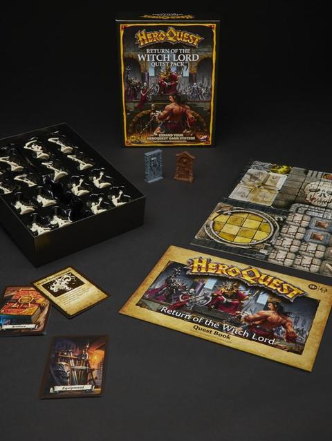 Avalon Hill HeroQuest Return of the Witch Lord Quest Pack, for Ages 14 and Up, Requires HeroQuest Game System to Play