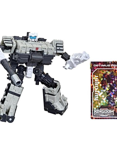 Transformers Toys Generations War for Cybertron: Kingdom Deluxe WFC-K33 Autobot Slammer Action Figure - 8 and Up, 5.5-inch