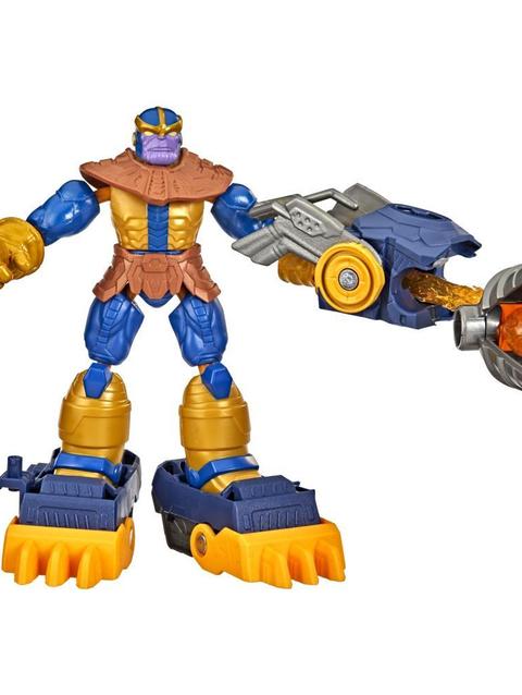 Marvel Avengers Bend and Flex Missions Thanos Fire Mission Figure, 6-Inch-Scale Bendable Toy for Kids Ages 4 and Up