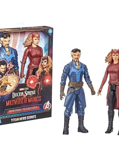 Marvel Avengers Titan Hero Series Doctor Strange in the Multiverse of Madness Doctor Strange The Scarlet Witch 2-Pack