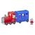 Peppa Pig Peppa’s Adventures Miss Rabbit’s Train Detachable Preschool Toy: 2 Figures, Rolling Wheels, for Ages 3 and Up