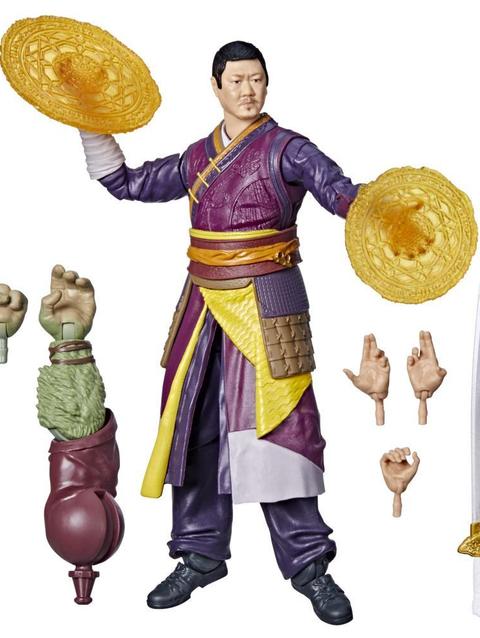 Marvel Legends Series Doctor Strange in the Multiverse of Madness 6-inch Collectible Marvel’s Wong Action Figure Toy, 4 Accessories and 1 Build-A-Figure Part