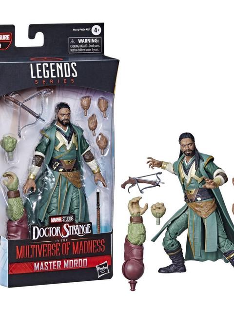 Marvel Legends Series Doctor Strange in the Multiverse of Madness 6-inch Collectible Master Mordo Action Figure Toy, 6 Accessories and 1 Build-A-Figure Part