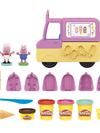 Play-Doh Peppa's Ice Cream Playset with Ice Cream Truck, Peppa and George Figures, and 5 Cans