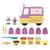 Play-Doh Peppa's Ice Cream Playset with Ice Cream Truck, Peppa and George Figures, and 5 Cans