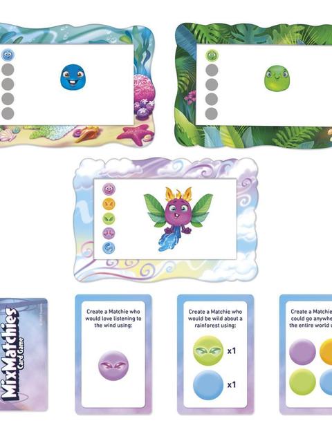 MixMatchies Card Game, Kids Game, Family Game for Ages 8 and Up, 2 to 6 Players