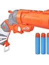 Nerf Fortnite Flare Dart Blaster, Break-Open Dart Loading, 3 Official Nerf Mega Whistle Darts, Pull-Down Priming Handle