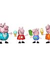 Peppa Pig Peppa's Family Ice Cream Fun Figure 4-Pack Toy, 4 Peppa Pig Family Figures With Frozen Treats, Ages 3 and Up