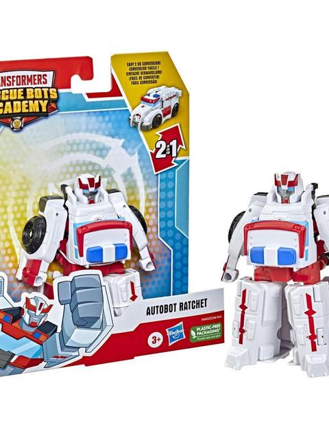 Transformers Rescue Bots Academy Autobot Ratchet Converting Toy, 4.5-Inch Figure, Kids Ages 3 and Up