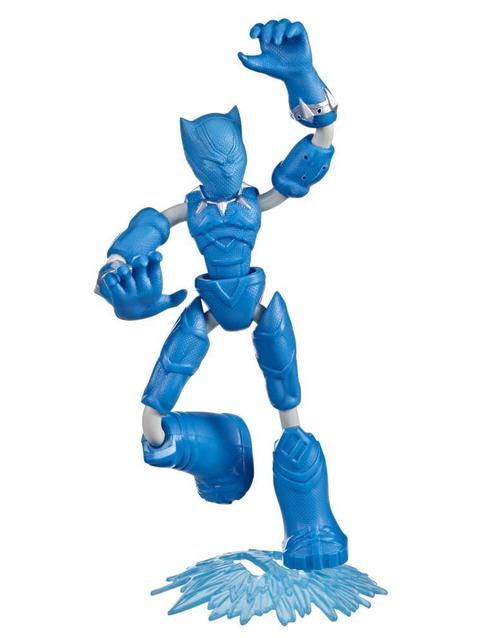 Marvel Avengers Bend and Flex Missions Black Panther Ice Mission Action Figure, 6-Inch-Scale Bendable Toy, Ages 4 and Up