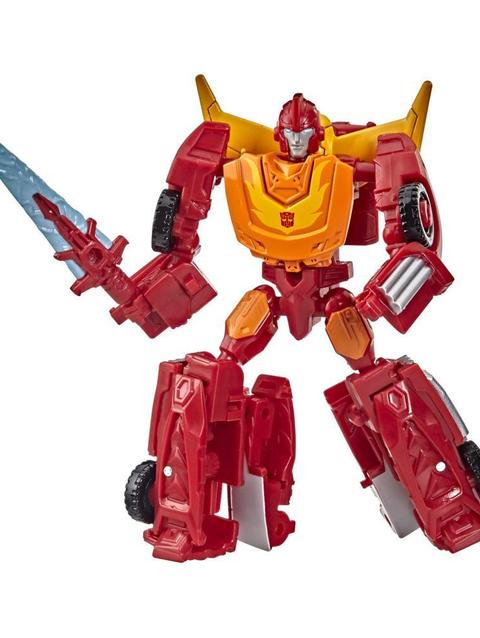 Transformers Toys Generations War for Cybertron: Kingdom Core Class WFC-K43 Autobot Hot Rod Action Figure - 8 and Up, 3.5-inch