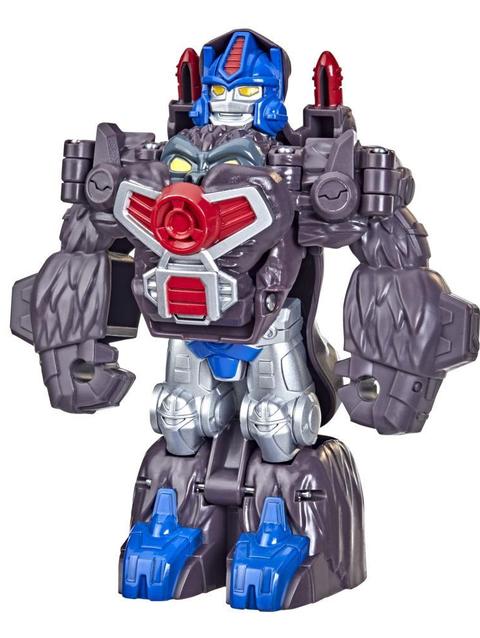 Transformers Classic Heroes Team Optimus Primal Converting Toy, 4.5-Inch Action Figure, Kids Ages 3 and Up