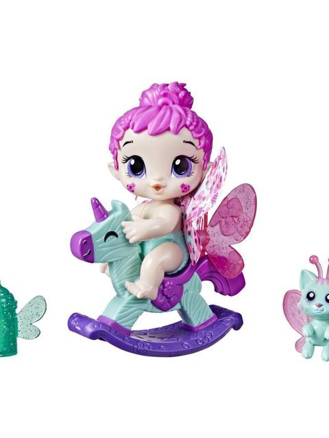 Baby Alive Glo Pixies Minis Doll, Berry Bug, Glow-In-The-Dark 3.75-Inch Pixie Toy with Surprise Friend, Kids 3 and Up