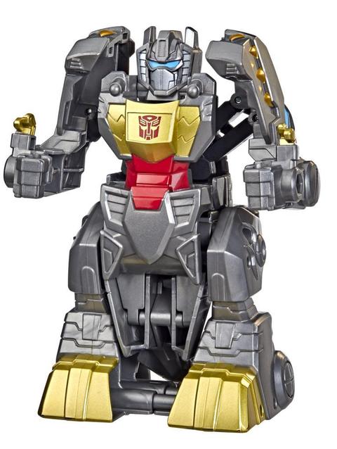 Transformers Classic Heroes Team Grimlock Converting Toy, 4.5-Inch Action Figure, Kids Ages 3 and Up