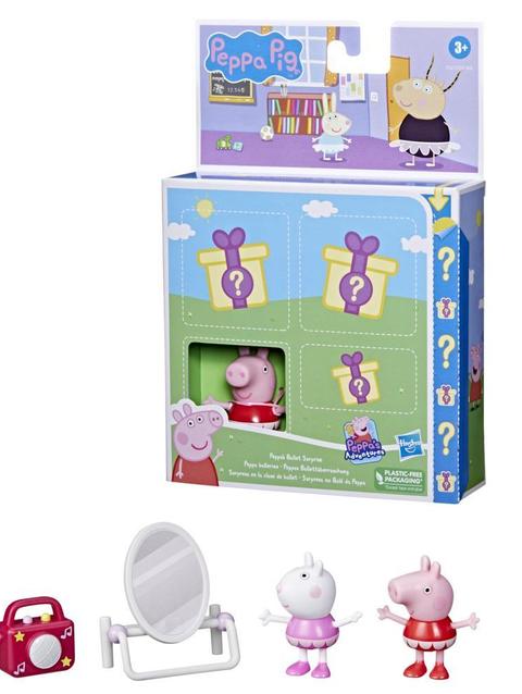 Peppa Pig Peppa’s Adventures Peppa’s Ballet Surprise Figure and Accessory Set, Preschool Toy for Kids Ages 3 and Up