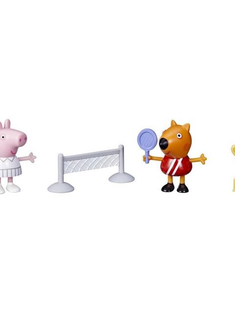 Peppa Pig Peppa’s Adventures Peppa’s Tennis Surprise Figure and Accessory Set, Preschool Toy for Kids Ages 3 and Up