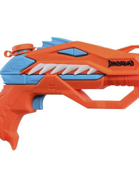 Nerf Super Soaker DinoSquad Raptor-Surge Water Blaster, Trigger-Fire Soakage For Outdoor Summer Water Games