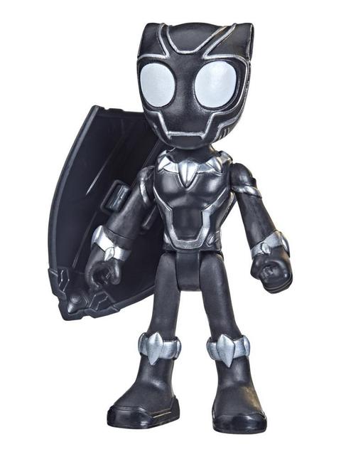 Marvel Spidey and His Amazing Friends Black Panther Hero Figure Toy, Action Figure and 1 Accessory, Kids Ages 3 And Up