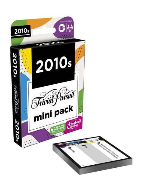 Trivial Pursuit 2010s Mini Pack Game, Fun Trivia Questions for Adults and Teens