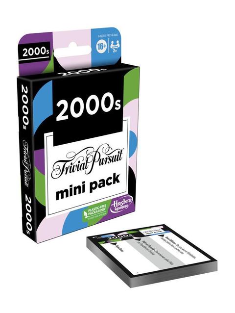 Trivial Pursuit 2000s Mini Pack Game, Fun Trivia Questions for Adults and Teens