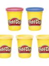 Play-Doh Color Me Happy 5-Pack with 3 Emoji-Inspired Cans for Kids 2 Years and Up, Non-Toxic