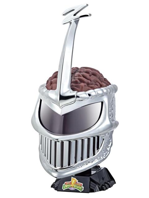 Power Rangers Lightning Collection Lord Zedd Premium Role Play Helmet with Electronic Voice Changer With Display Stand