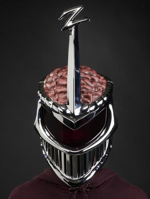 Power Rangers Lightning Collection Lord Zedd Premium Role Play Helmet with Electronic Voice Changer With Display Stand