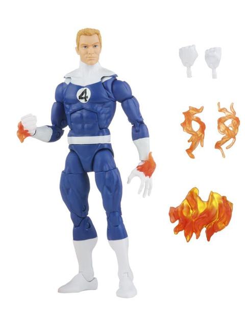 Marvel Legends Series Fantastic Four Retro Human Torch 6-inch Collectible Action Figure Toy