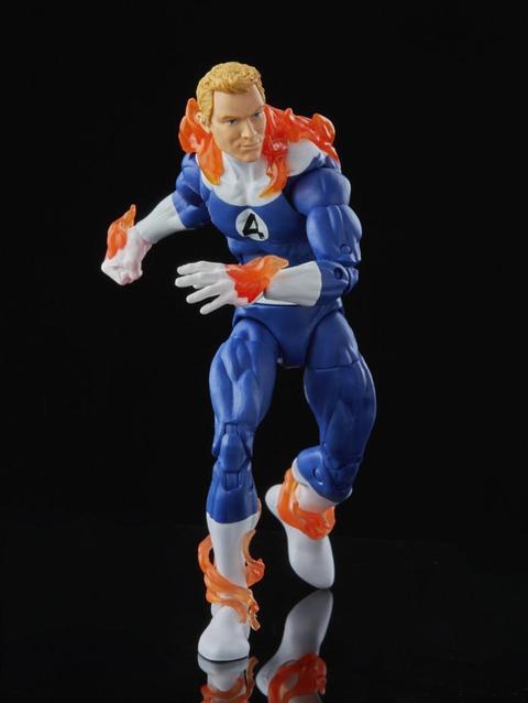 Marvel Legends Series Fantastic Four Retro Human Torch 6-inch Collectible Action Figure Toy