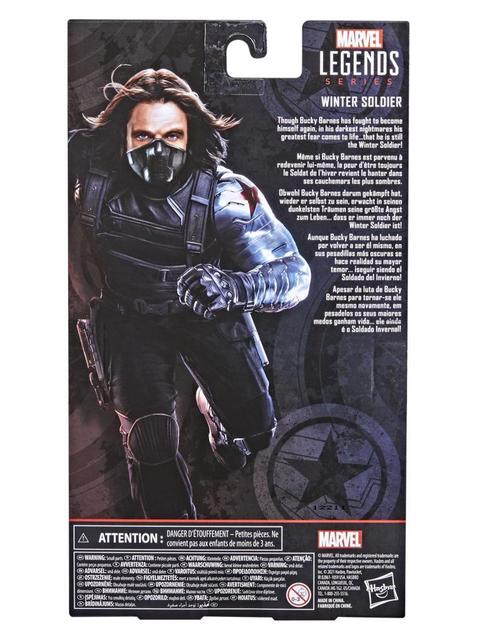 Marvel Legends Series Winter Soldier 6-inch Falcon & the Winter Soldier Action Figure Toy, 5 Accessories