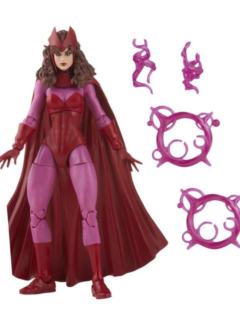 Marvel Legends Series Scarlet Witch 6-inch Retro Action Figure Toy, 4 Accessories